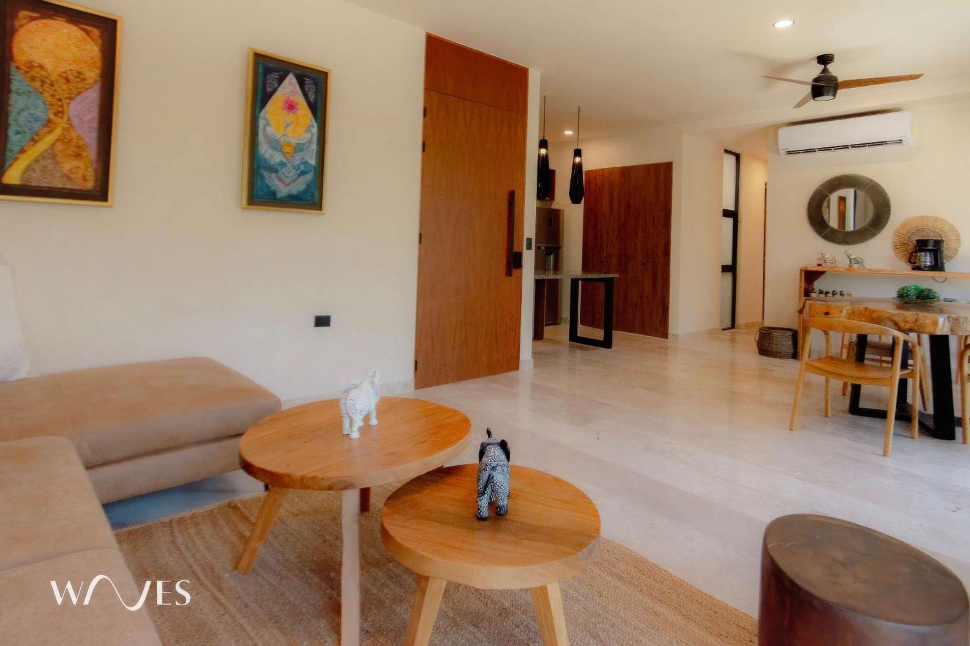 Spacious Modern 3br In Gated Community With Pool View At Chaan Ha By Waves Apartment Tulum